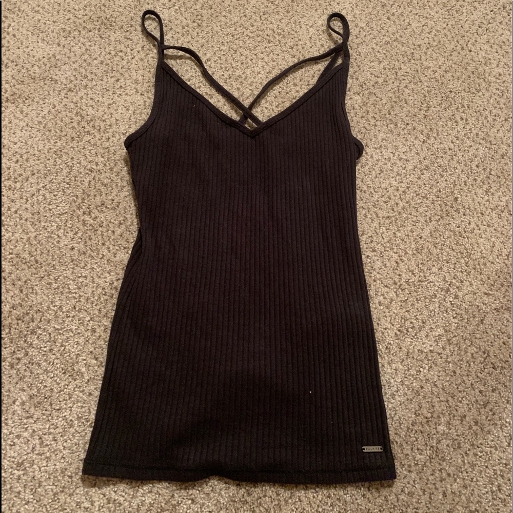 Black tank top